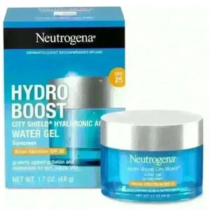 NWT Neutrogena Hydro Boost City Shield Water Face Gel with SPF 25 - 1.7oz